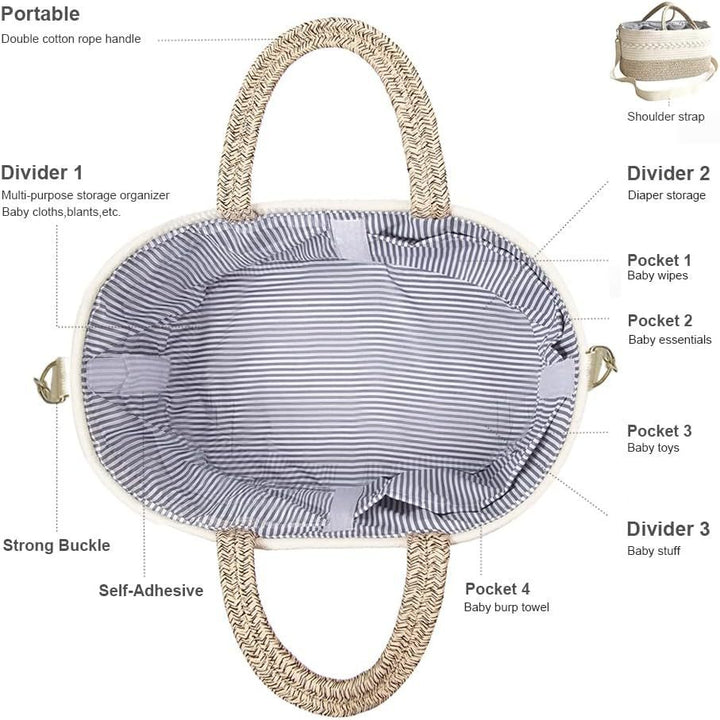 Women's versatile diaper bag with practical carrying system Kalsten