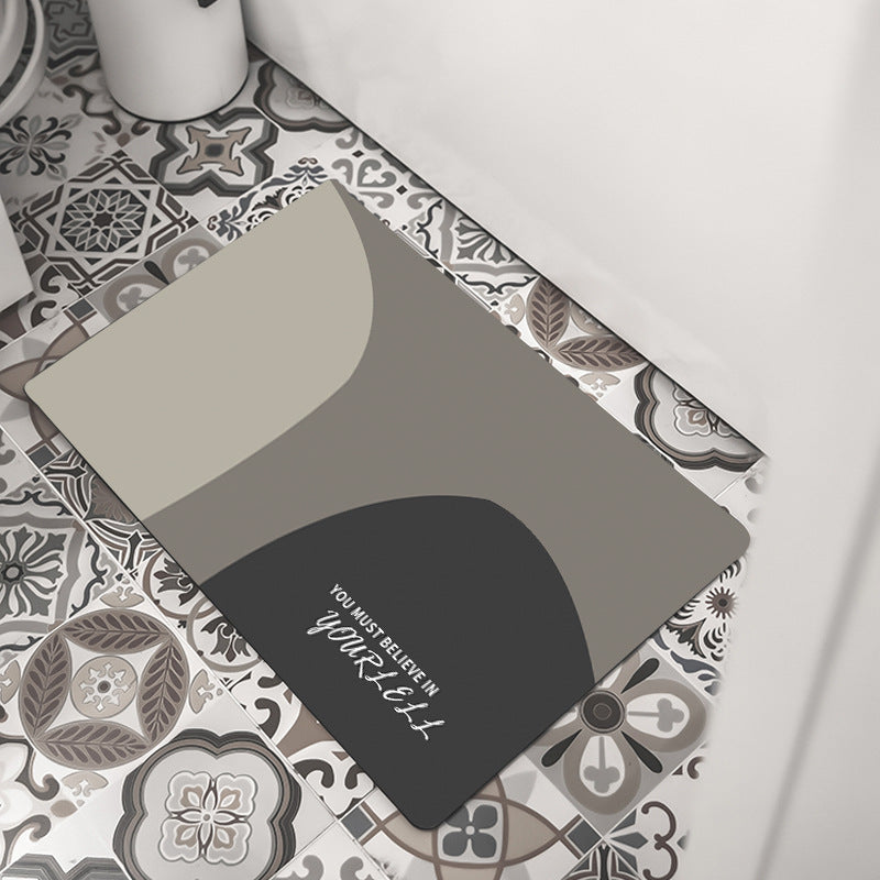 Absorbent Non-Slip Bathroom Mat