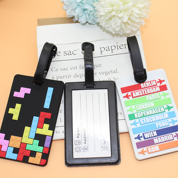 Unisex Travel-Themed Luggage Tag Kalsten
