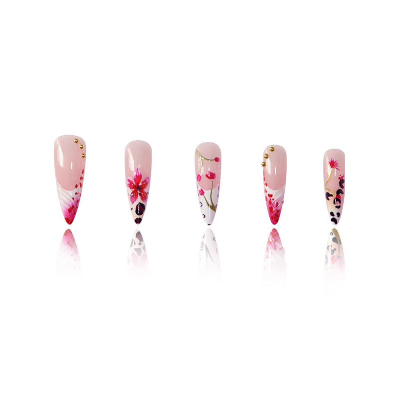 Premium Floral Acrylic Nail Art Set Kalsten