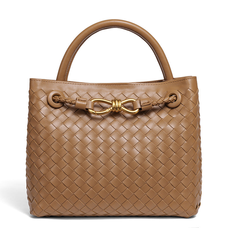 Woven Leather Tote Bag Kalsten