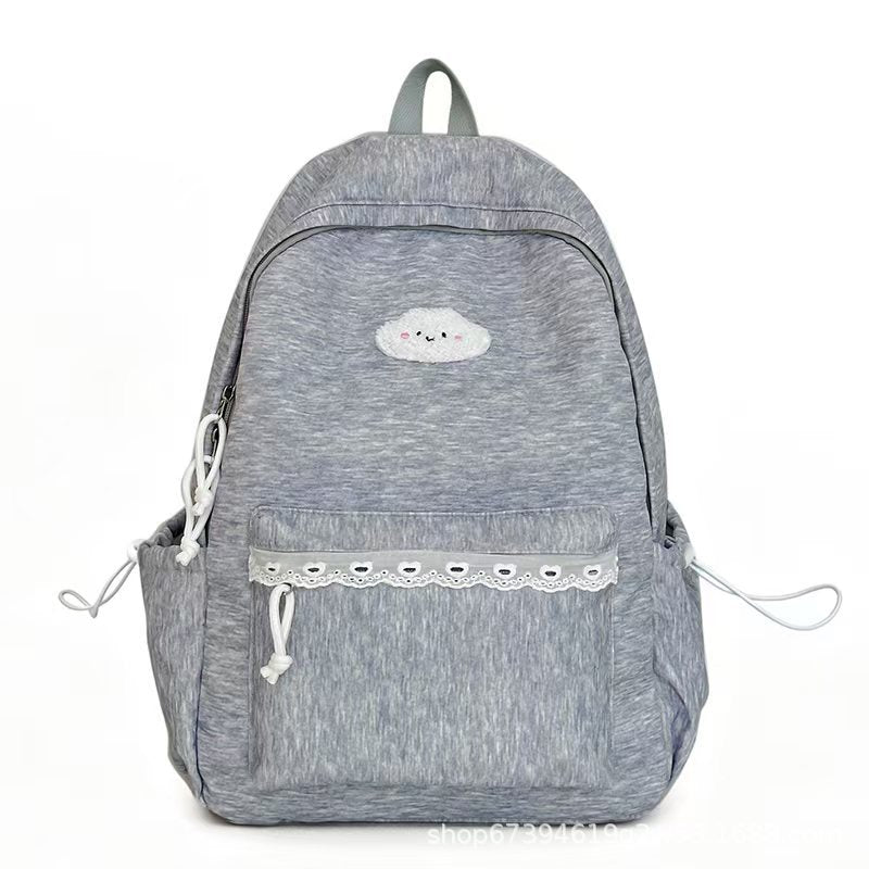 Backpack with Playful Cloud Design and Practical Compartments Kalsten