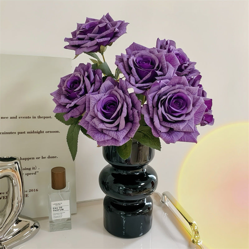 Faux Rose Flower Arrangement