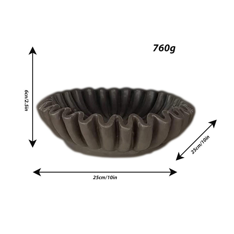 Decorative serving bowl with wave design Kalsten