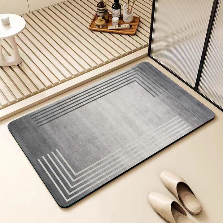 Modern Abstract Bathroom Mat