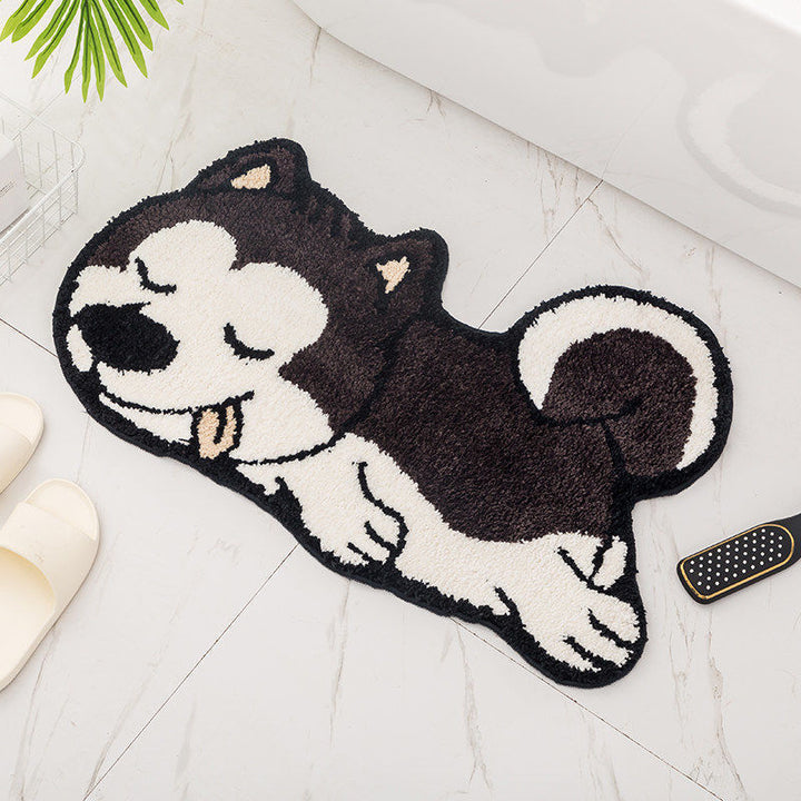 Cartoon Cat Shaped Bath Mat Kalsten