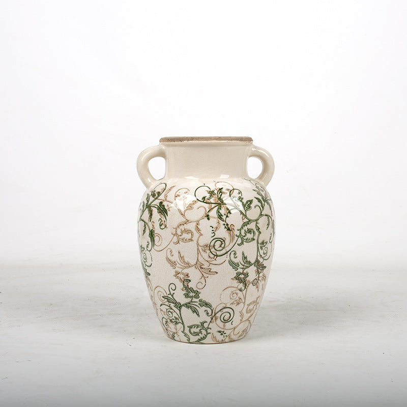 Floral ceramic vase Kalsten