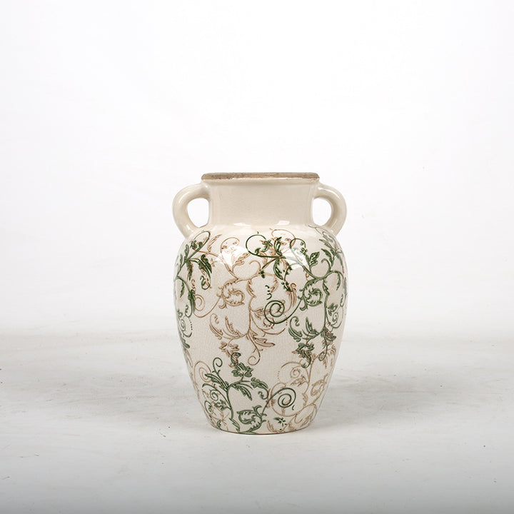 Floral ceramic vase Kalsten