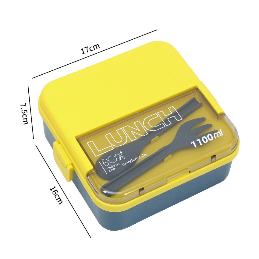 Portable Lunch Box with Cutlery