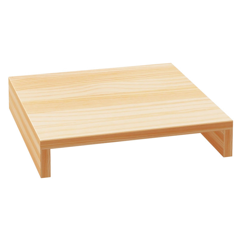 Low-Profile Solid Wood Appliance Platform Riser