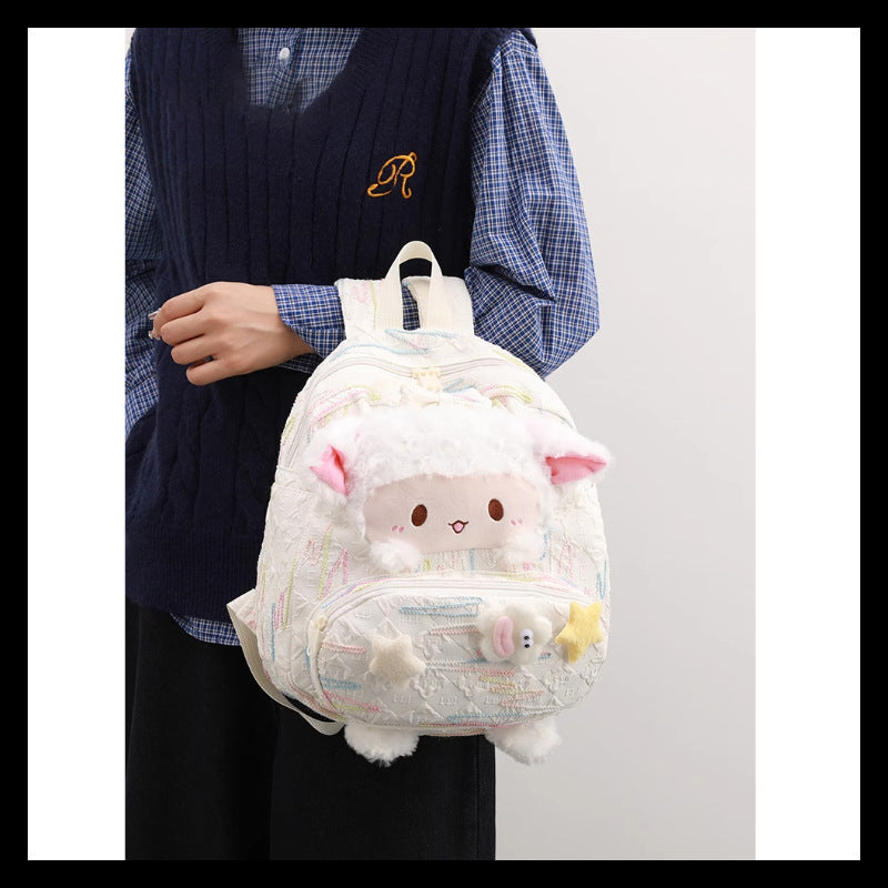 Cute Animal-Themed Plush Backpack Kalsten