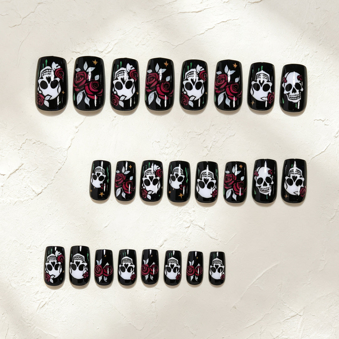 Gothic Skull Nail Art Set Kalsten