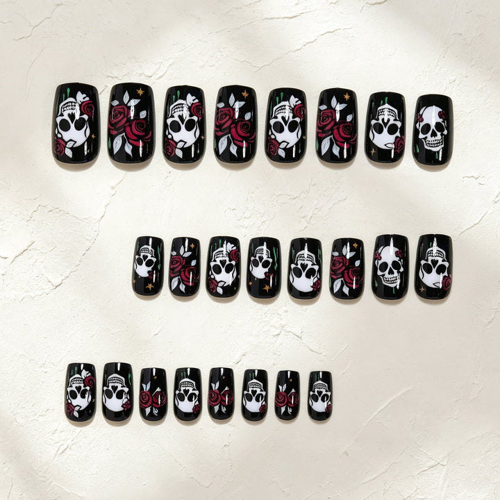 Gothic Skull Nail Art Set Kalsten