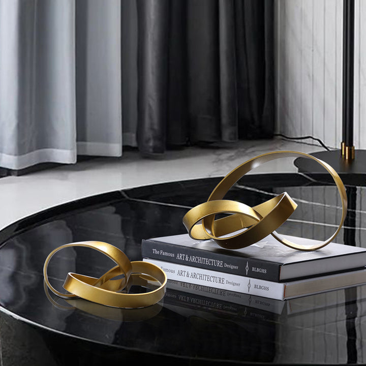 Stylish Metal Decorative Sculpture