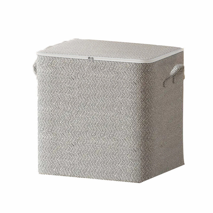 Premium Herringbone Pattern Storage Basket Kalsten