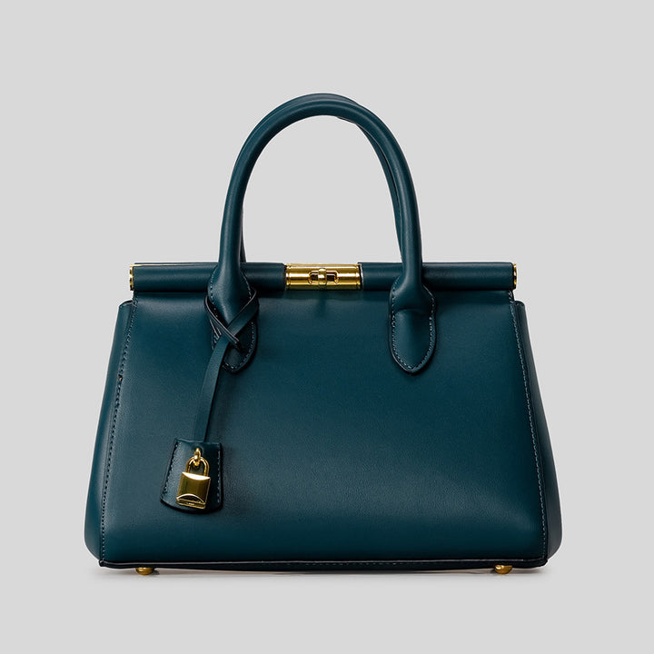 Structured Leather Handbag