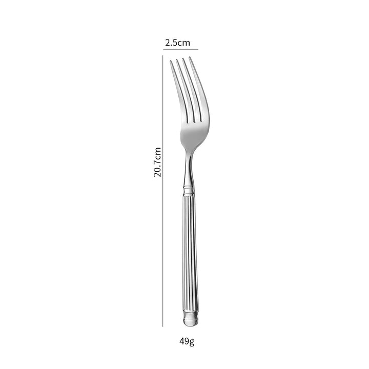Elegant dessert spoon with exclusive surface design Kalsten
