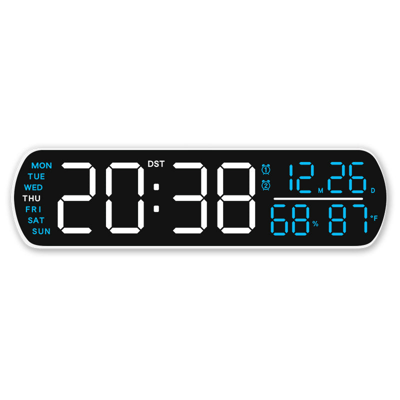 Digital wall clock with temperature and hygrometer display Kalsten