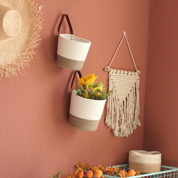 Handcrafted storage basket Kalsten