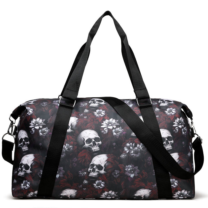 Artistic Skull Print Duffle Bag Kalsten