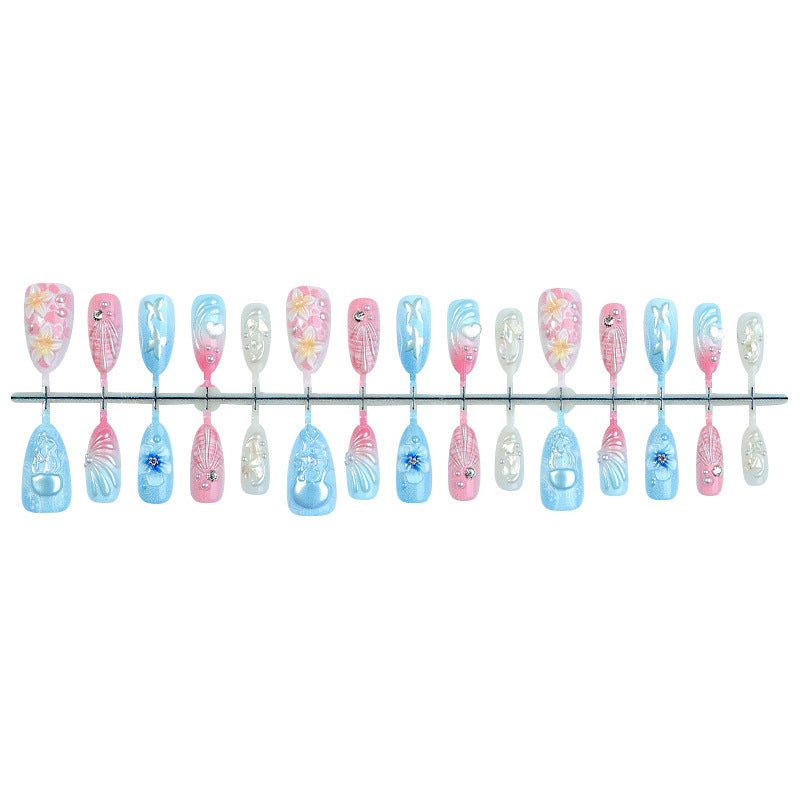 Fantasy-Themed Press-On Nail Art Collection Kalsten