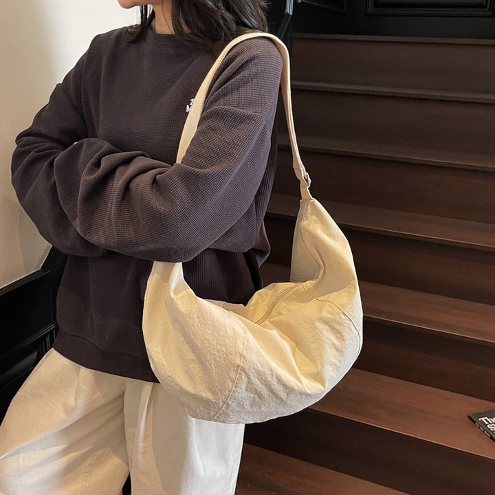 Soft Fabric Slouchy Hobo Bag