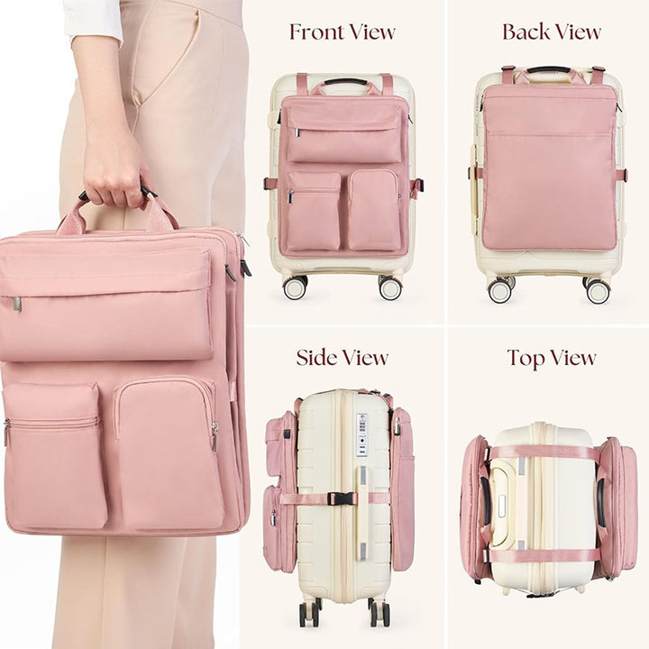 Multifunctional Laptop Carrying Bag with Extendable Luggage Fixing System Kalsten