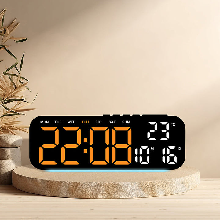 Digital alarm clock with temperature display and hygrometer Kalsten