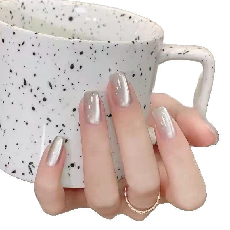 Elegant Glossy Press-On Nail Set Kalsten