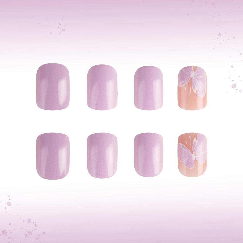 Elegant Floral Gel Nail Art Kalsten