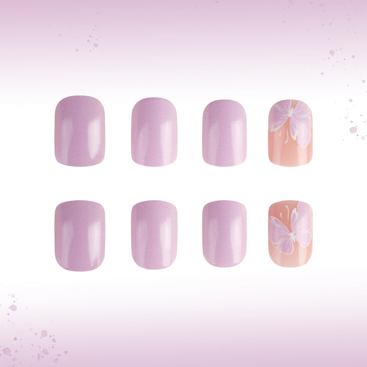 Elegant Floral Gel Nail Art Kalsten