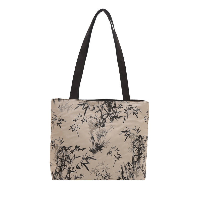 Stylish Bamboo Print Tote Bag Kalsten