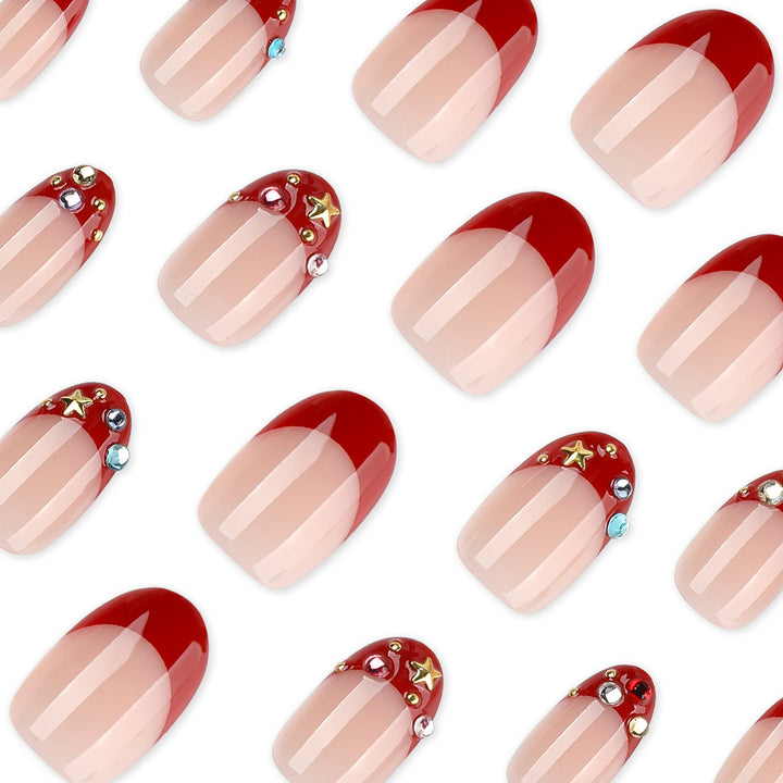 Artistic Nail Art with Glitter Design Kalsten