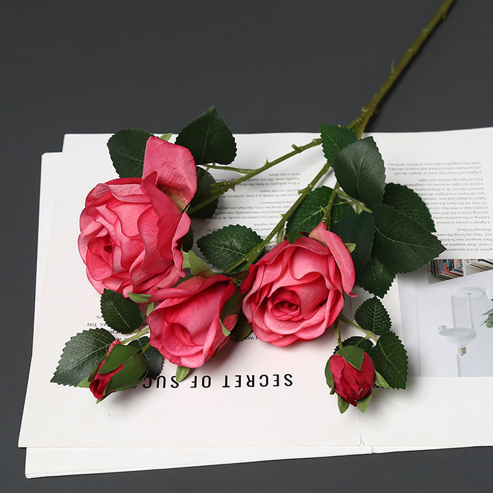 Decorative Fabric Carnation Stem for Home Display
