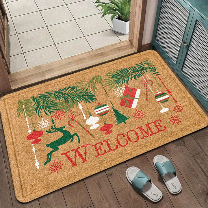 Festive Holiday Door Mat Kalsten