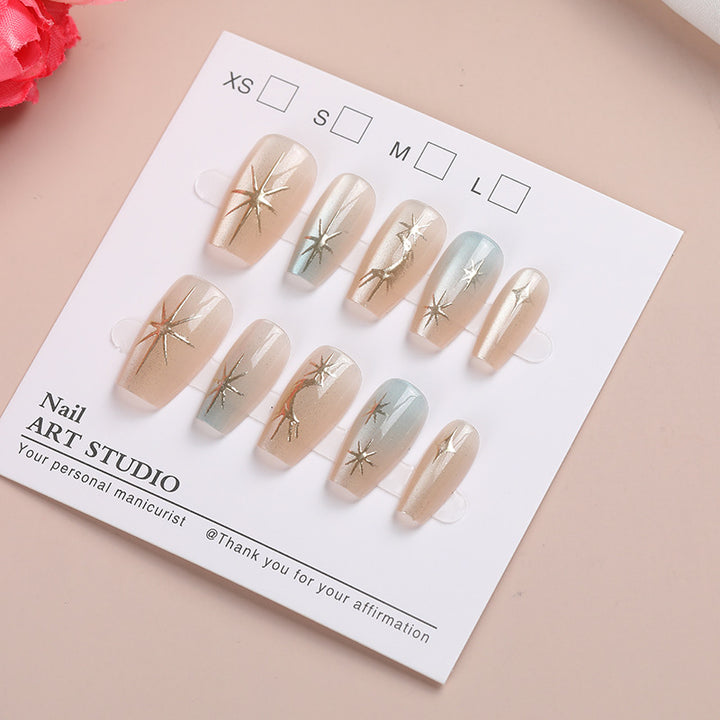 Artistic Press-On Nail Design Kalsten