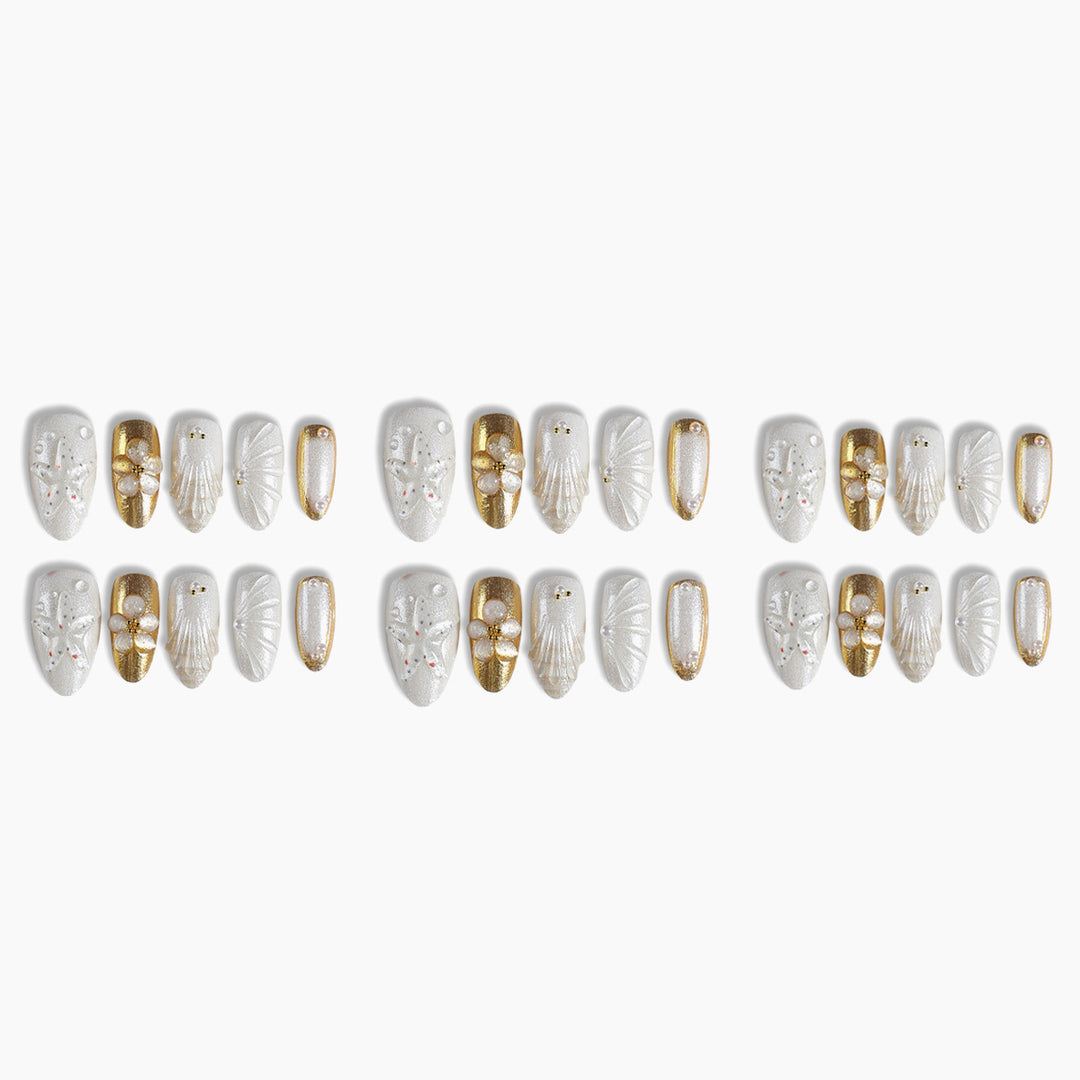 Premium Decorative Press-On Nail Art Collection Kalsten