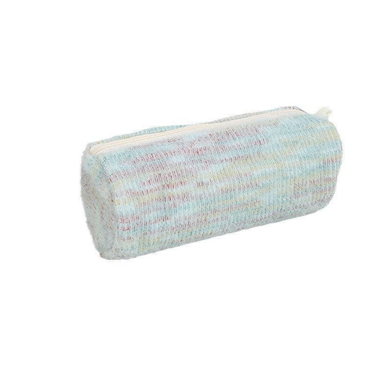 Cozy Multi-Color Zippered Pencil Case