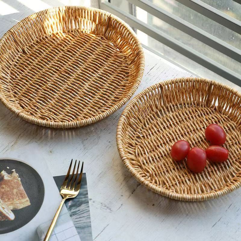 Handwoven Decorative Storage Tray Kalsten