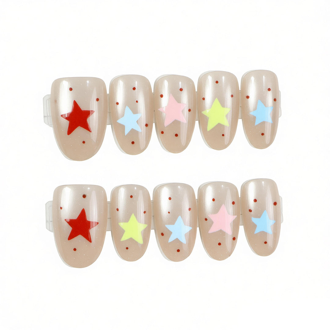 Artistic Themed Press-On Nail Set Kalsten