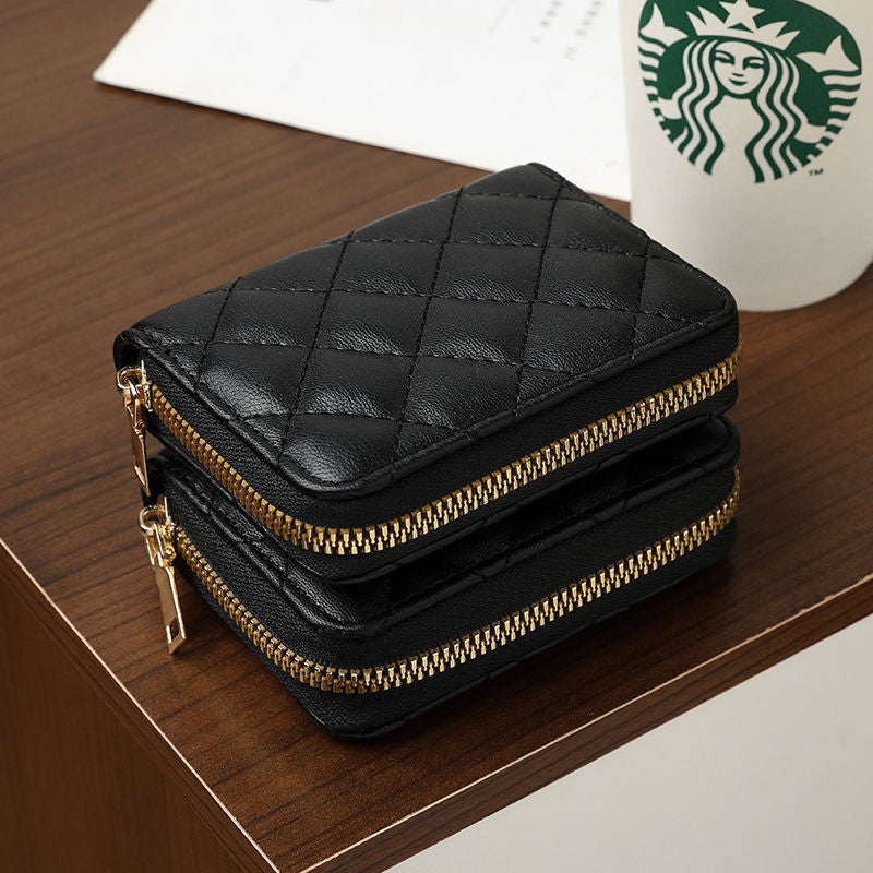 Quilted Compact Wallet