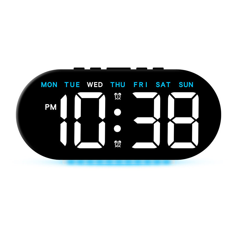 Digital alarm clock with large LED display and multifunctional display Kalsten