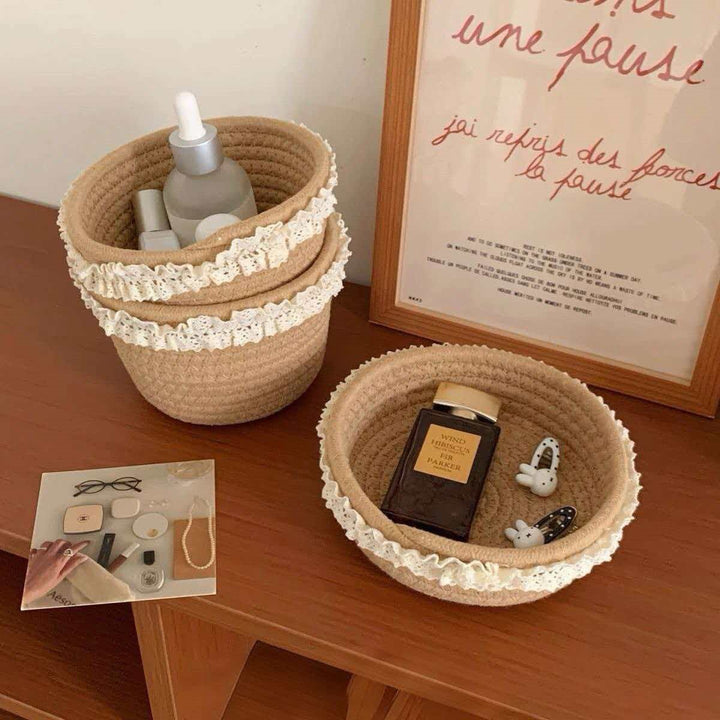 Handcrafted storage basket Kalsten