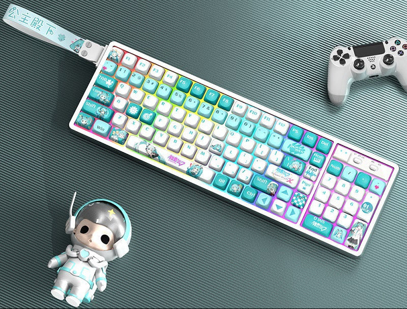Customizable RGB Gaming Keyboard with Artistic Keycaps Kalsten