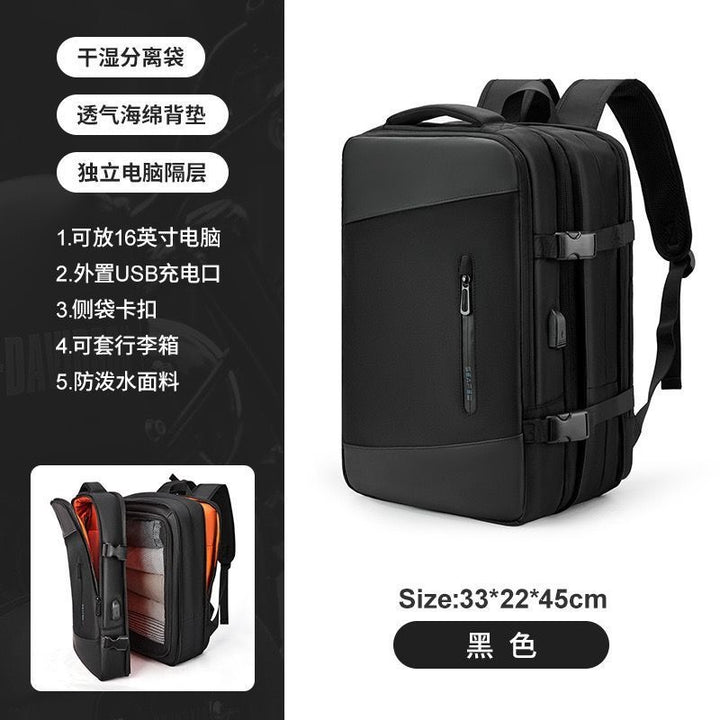 Multifunctional Laptop Backpack with USB Charging Port and Water-Repellent Material Kalsten