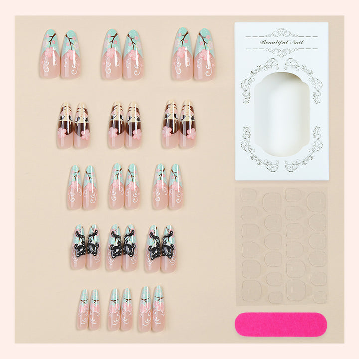 Artistic Press-On Nail Art Design Set kalsten