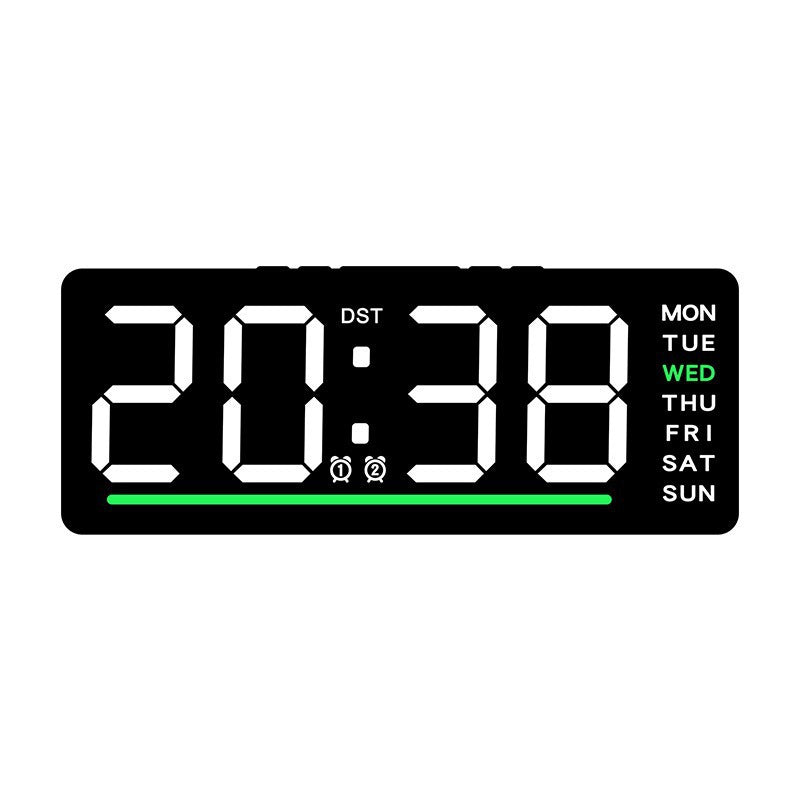 Digital clock with large LED display and multiple alarm functions Kalsten