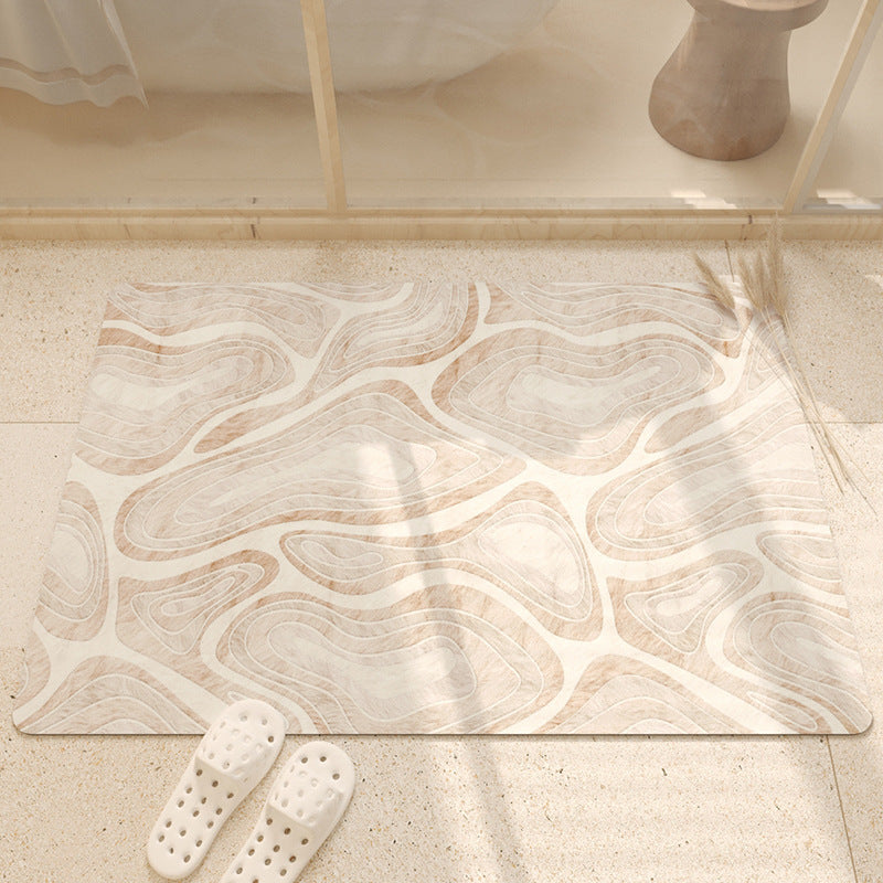 Abstract Soft Bath Mat