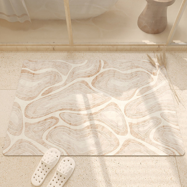 Abstract Soft Bath Mat