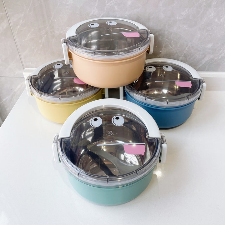 Playful Face Design Food Storage